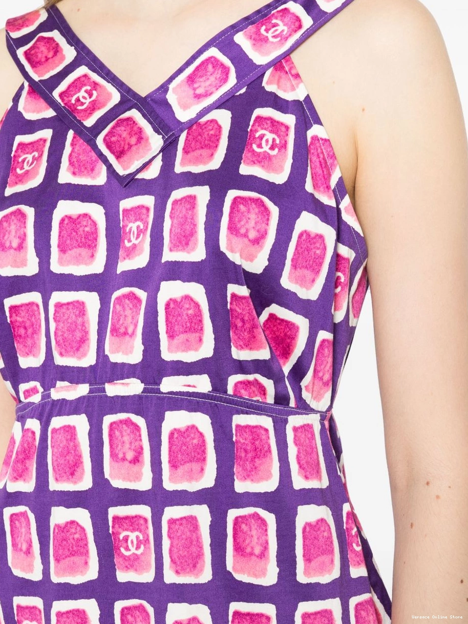 Affordable 2000s Women Versace sleeveless dress 0803
